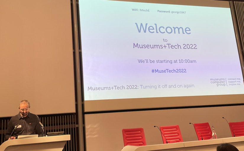 Live-blog from MCG's Museums+Tech 2022