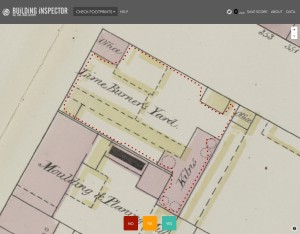 Screenshot from NYPL's Building Inspector